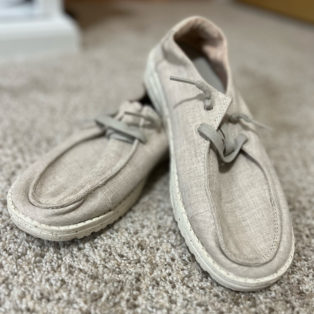 Hey Dude Wendy Dusty Inca Women's Lightweight Slip On Casual Comfortable Shoes 7